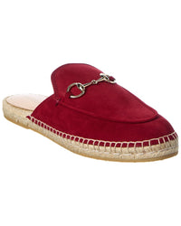 Gucci Gucci Horsebit Suede Mule