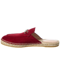 Gucci Gucci Horsebit Suede Mule