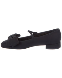 Valentino Bow Mary Jane Canvas Flat