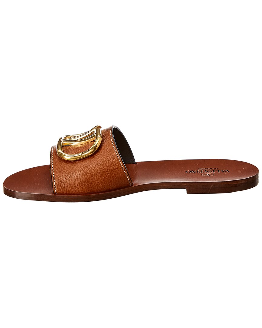 Valentino Vlogo Leather Sandal
