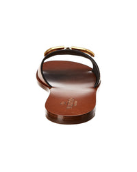 Valentino Vlogo Leather Sandal