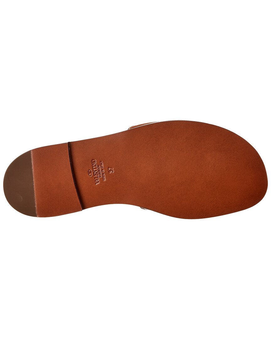 Valentino Vlogo Leather Sandal