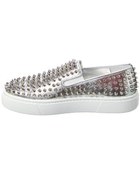 Christian Louboutin Leather Slip-On Sneaker