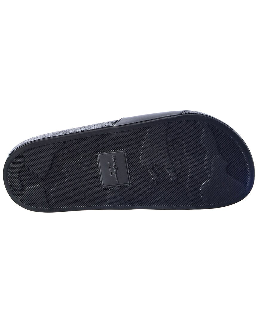 Ferragamo Gancini Rubber Slide