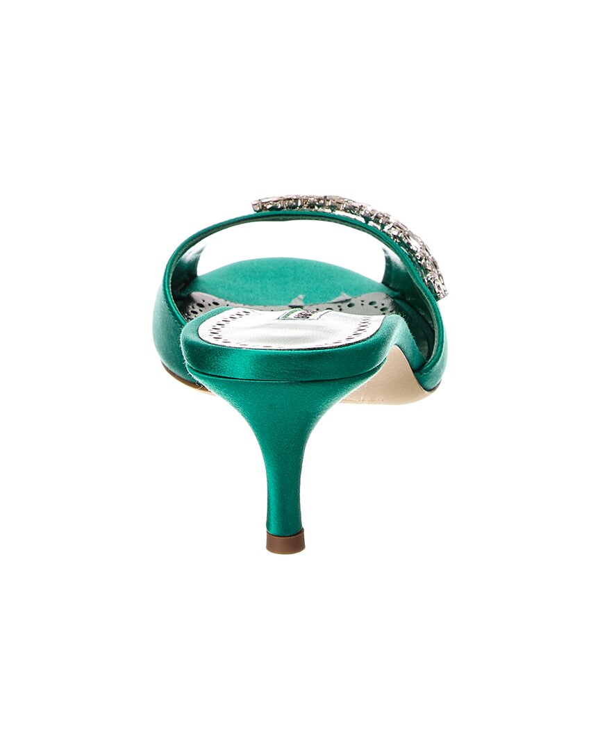 Manolo Blahnik Lumada 50 Satin Sandal – Bluefly