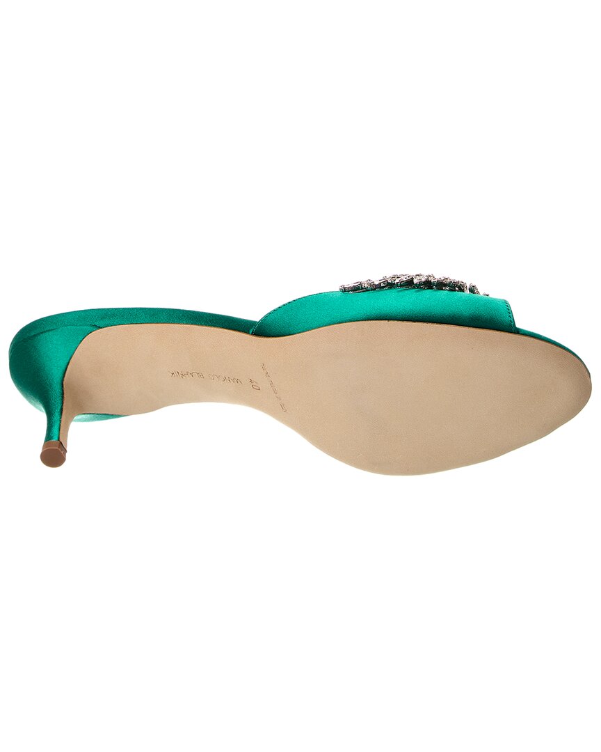 Manolo Blahnik Lumada 50 Satin Sandal