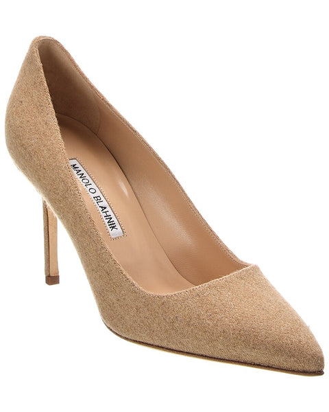 Manolo Blahnik Bb 90 Flannel Pump – Bluefly