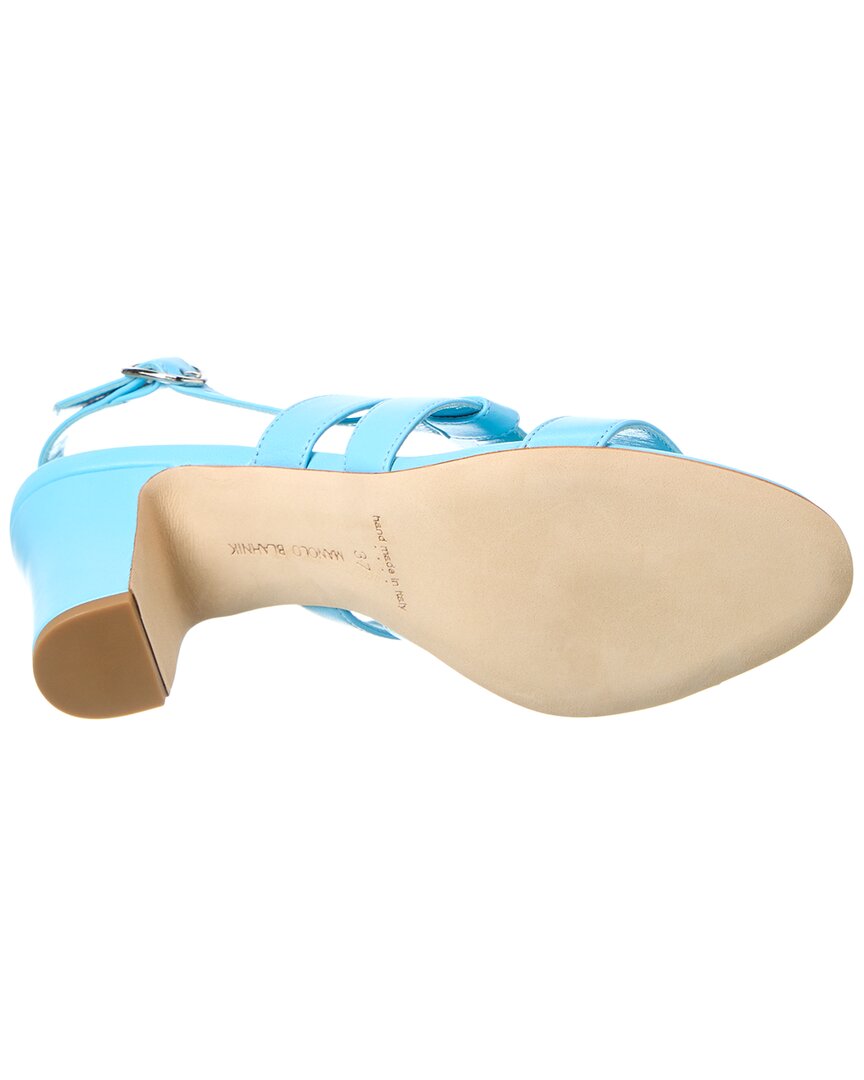 Manolo Blahnik Memaarhi 70 Leather Sandal