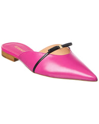 Ferragamo Bow Mini Leather Mule Pink 8