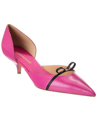 Ferragamo Leather Pump Pink