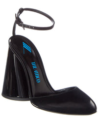 The Attico Luz Patent Slingback Pump Black 36