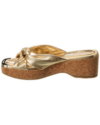 Jimmy Choo Avenue 50 Leather Sandal