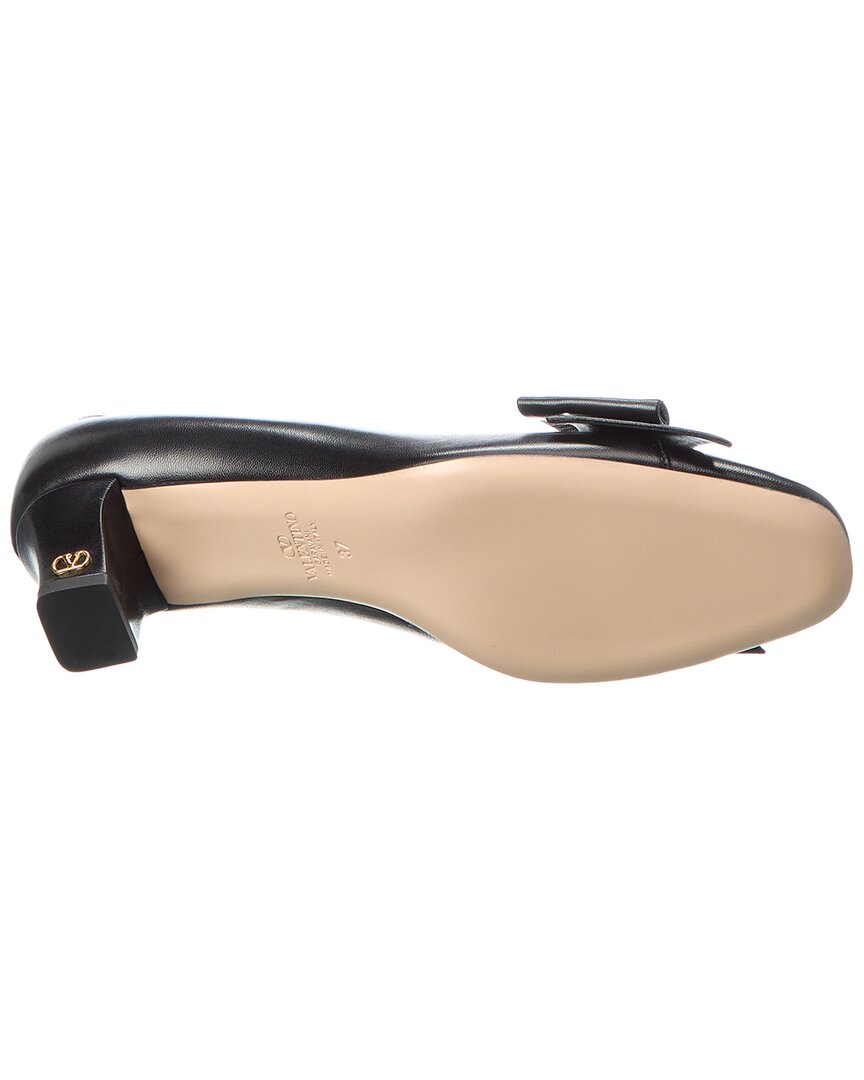 Valentino Bow 45 Leather Pump