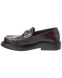 Celine Triomphe Tarta & Leather Loafer