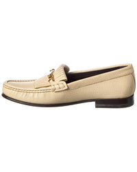 Celine Embossed Leather Loafer