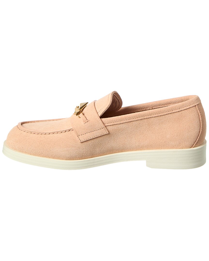 Jimmy Choo Maddie Diamond Suede Loafer