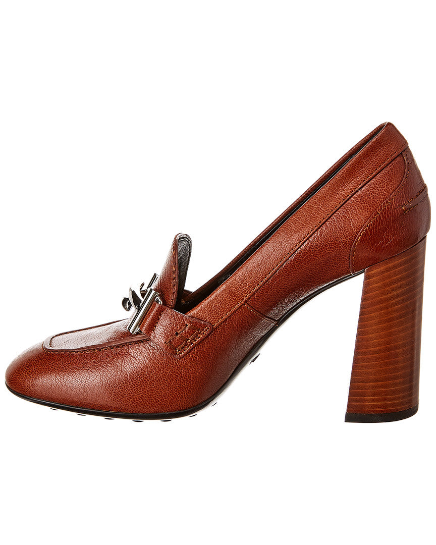 TOD's Tods Double T Leather Pump