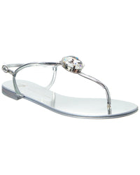 Giuseppe Zanotti Rock Sandal Silver
