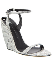 Giuseppe Zanotti Clandestino 105 Snakeskin Wedge Sandal