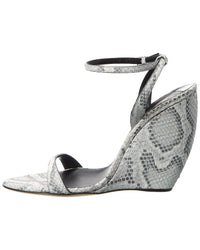 Giuseppe Zanotti Clandestino 105 Snakeskin Wedge Sandal