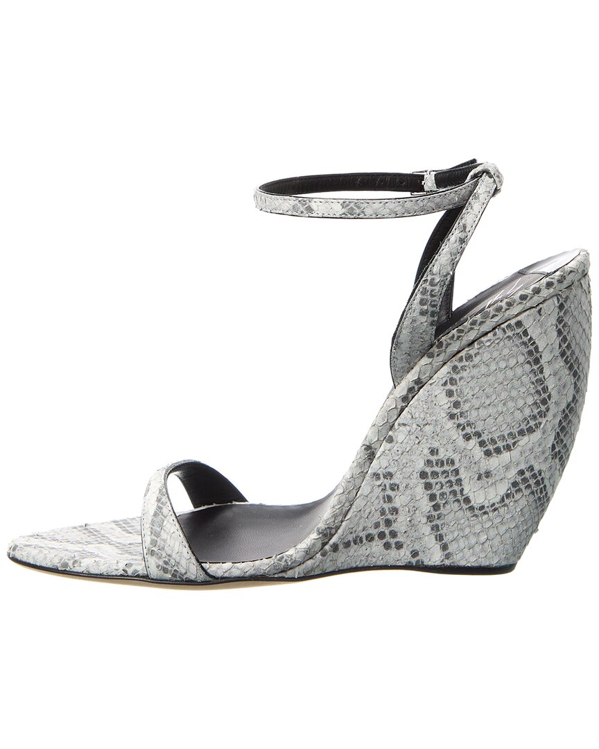 Giuseppe Zanotti Clandestino 105 Snakeskin Wedge Sandal