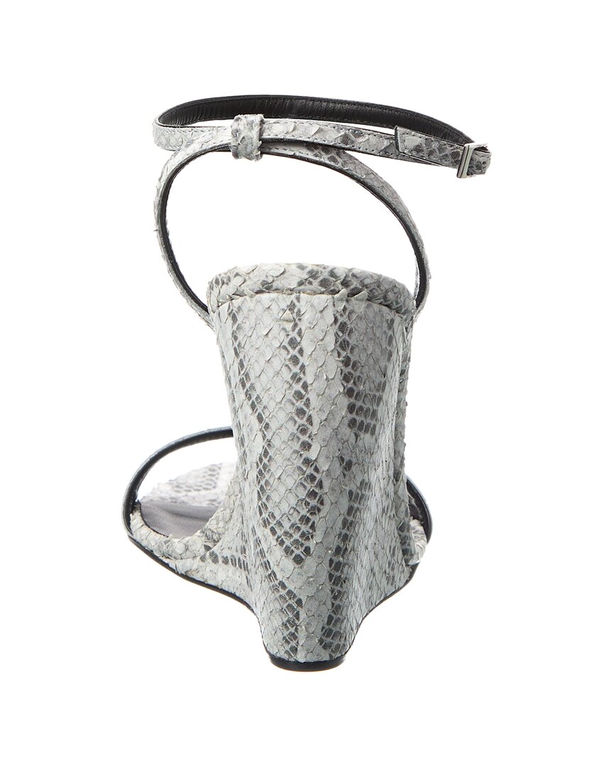 Giuseppe Zanotti Clandestino 105 Snakeskin Wedge Sandal