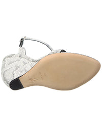 Giuseppe Zanotti Clandestino 105 Snakeskin Wedge Sandal