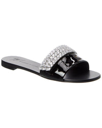 Giuseppe Zanotti Roll Sandal Black