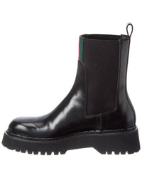 Gucci Gucci Wed Shiny Leather Boot