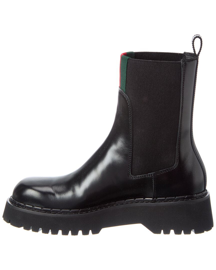 Gucci Gucci Wed Shiny Leather Boot