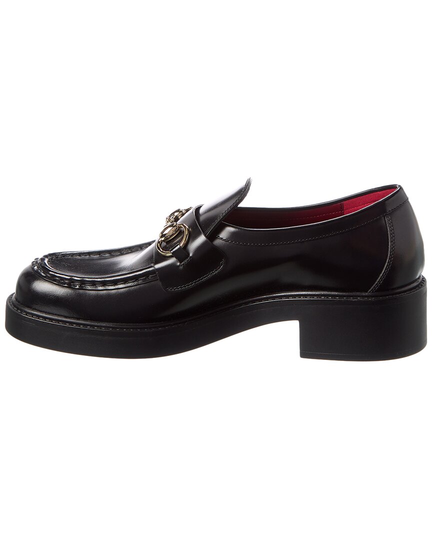 Gucci Horsebit Leather Platform Loafer