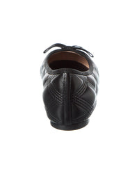 Valentino Bow Quilted Leather Flat