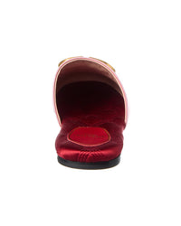 Valentino Vlogo Signature Satin Mule