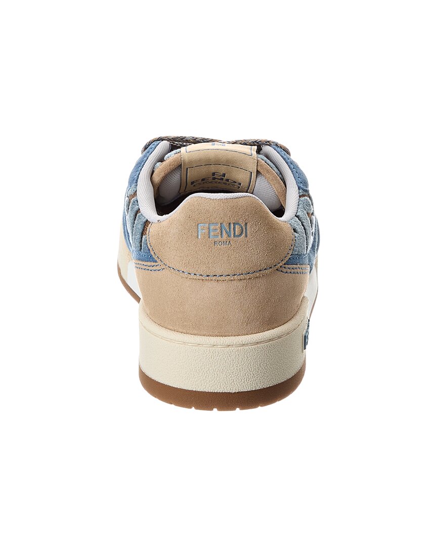 Fendi Match Ff Jacquard Velvet & Suede Sneaker – Bluefly