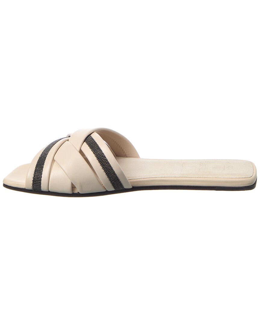 Brunello Cucinelli Leather Sandal