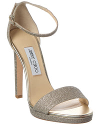 Jimmy Choo Misty 100 Glitter Sandal