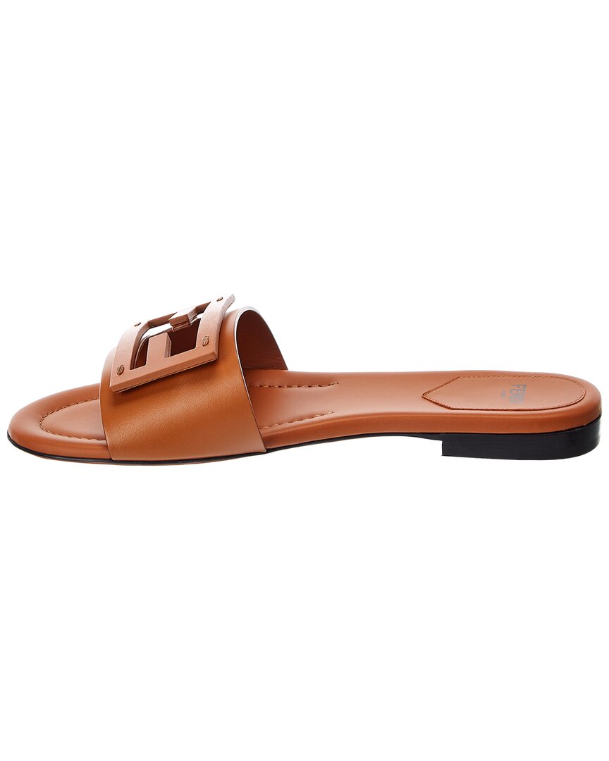 FENDI Fendi Ff Baguette Leather Sandal
