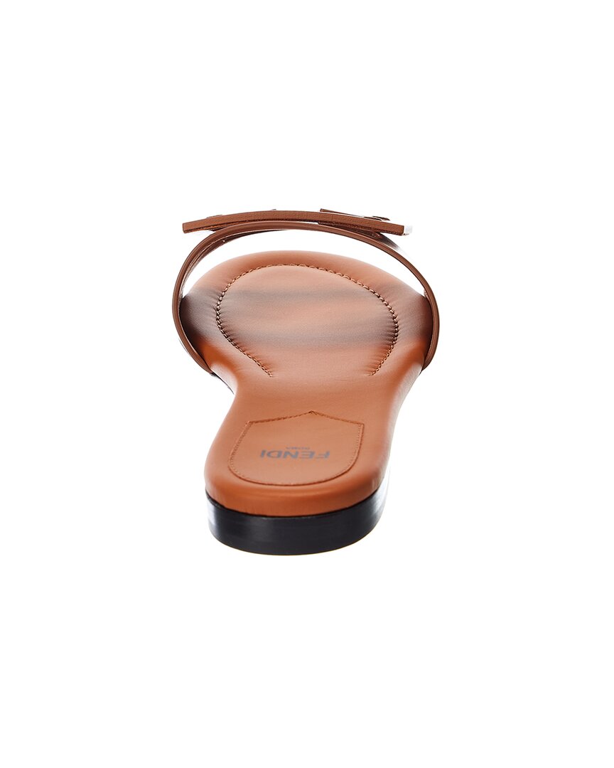 FENDI Fendi Ff Baguette Leather Sandal