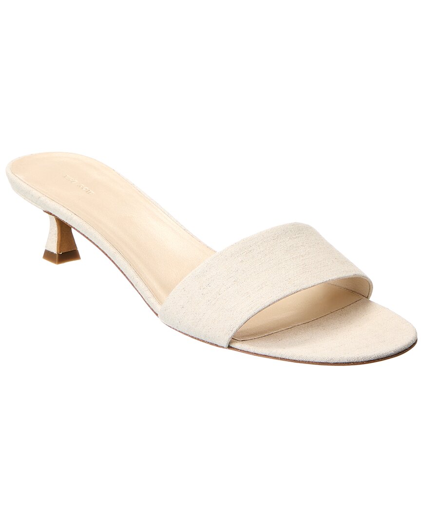 The Row Canvas Sandal White