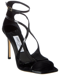 Jimmy Choo Jimmy Choo Azia 95 Patent Sandal, 36, Black