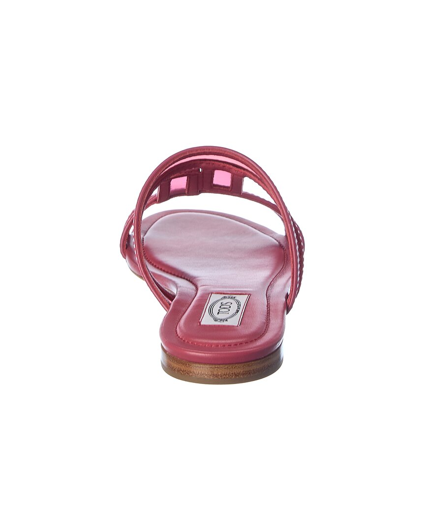 Tod’S Logo Leather Sandal