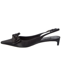 Dolce & Gabbana Dg Logo Satin Slingback Pump