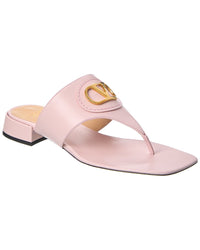 Valentino Vlogo Signature Leather Sandal