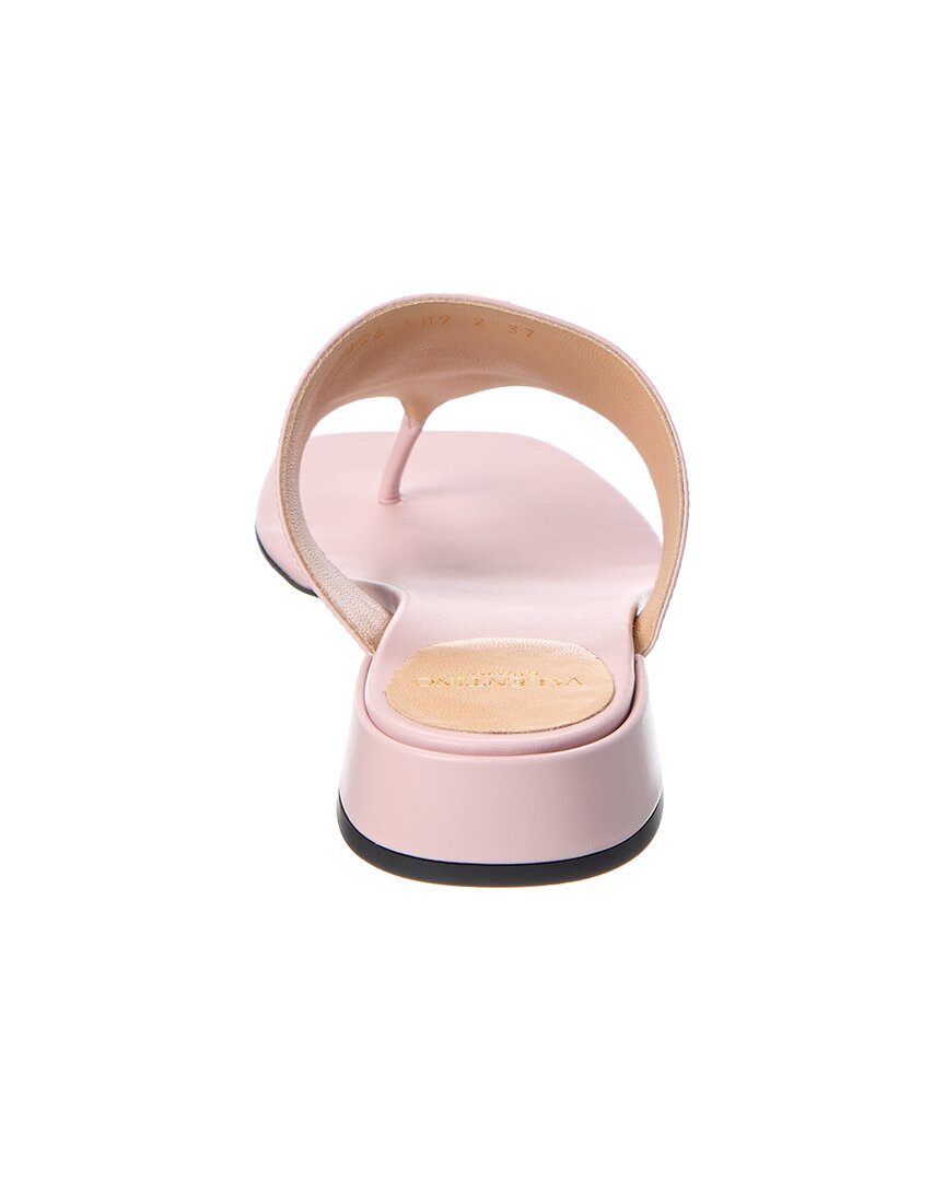 Valentino Vlogo Signature Leather Sandal
