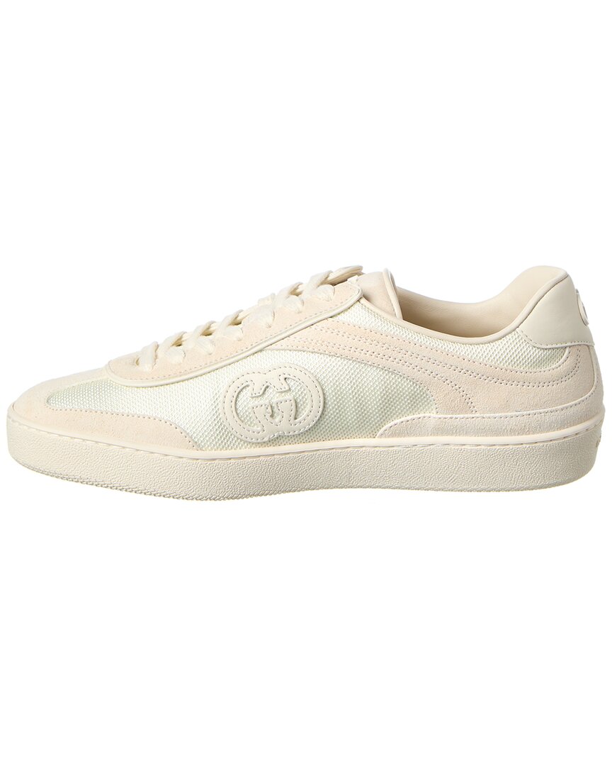 Gucci G75 Canvas & Suede Sneaker