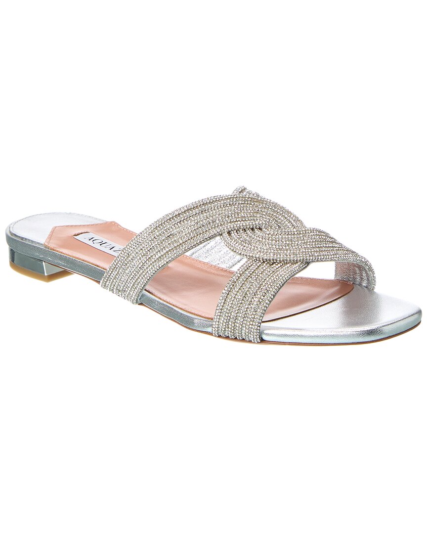 Aquazzura Gatsby Leather Sandal