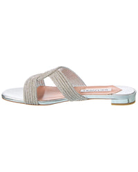 Aquazzura Gatsby Leather Sandal