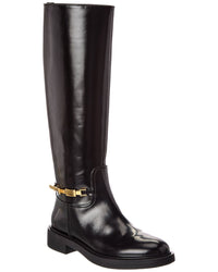 Gianvito Rossi Gianvito Rossi Martine 20 Leather Knee-High Boot