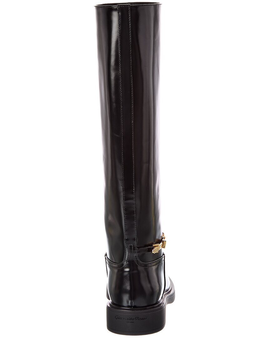 Gianvito Rossi Gianvito Rossi Martine 20 Leather Knee-High Boot