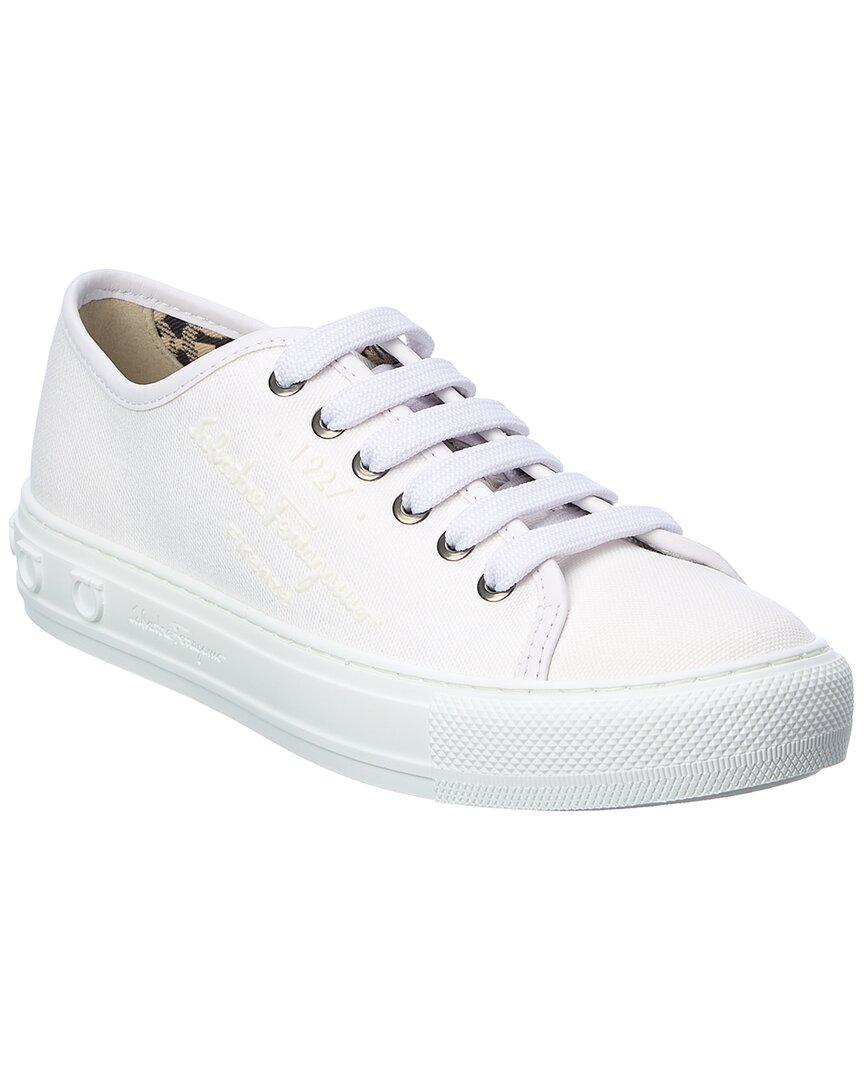 Ferragamo Mediterr Eco Canvas Sneaker